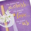 Dayspring Pack of Religious Easter Cards, Blessings at Easter (10 Cards with Envelopes)(Purple   White   Gold)
