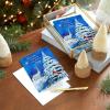 Dayspring Religious Christmas Cards (16 Cards and Envelopes) Winter Church(Winter Church Religious Holiday Cards)