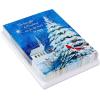 Dayspring Religious Christmas Cards (16 Cards and Envelopes) Winter Church(Winter Church Religious Holiday Cards)