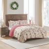 Hallmark – Full/Queen Quilt, 3-Piece Holiday Quilt Set with Shams, Reversible Quilt (Multi Candy Canes, Full/Queen)(Candy Canes)