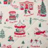Hallmark – Full/Queen Quilt, 3-Piece Holiday Quilt Set with Shams, Reversible Quilt (Multi Candy Canes, Full/Queen)(Christmas Village)