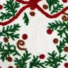 Hallmark – Holiday Bath Rug, Round Christmas Rug, Soft Tufted Pile (Christmas Wreath, 30″ Round)(Christmas Wreath)