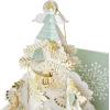 Hallmark 0899XSO1002 Christmas Pop Up Card with Light and Song (Displayable Dimensional Thomas Kinkade House Plays We Wish You a Merry Christmas), Snowy House(Elegant Christmas Tree)