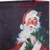 Hallmark 13″ Large Christmas Gift Bag Bundle (3 Bags: Joy Wreath on Gray, Rustic Santa with Tree, Happy Holidays on Red) for Friends, Family, Teachers, Coworkers(1 Count (Pack of 2))