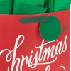 Hallmark 13″ Large Christmas Gift Bag with Tissue Paper and Gift Tag (Traditional Santa Claus) for Kids, Adults, Friends, Family(Christmas Wishes)