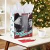 Hallmark 13″ Large Elf Gift Bag with Tissue Paper (Movie Quote: “The Best Way to Spread Christmas Cheer…”) for Kids, Grandchildren, Adults(A Christmas Story)