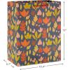 Hallmark 13″ Large Fall Gift Bag Bundle (3 Bags: Orange and Tan Plaid, Leaves, Grateful Wreath) for Thanksgiving, Friendsgiving, Boss’s Day, Clergy Appreciation, Grandparents Day(Fall Colors)