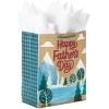 Hallmark 13″ Large Father’s Day Gift Bag (Woodsy Outdoors, Happy Father’s Day) for Dads, Grandpas, Uncles, Brothers(Woodsy Outdoors)
