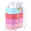 Hallmark 13″ Large Gift Bag with Tissue Paper (Butterflies, Mint Green, Pink, Black) for Easter, Mother’s Day, Bridal Showers, Baby Showers, Birthdays(Blue  Lavender  Pink)