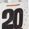 Hallmark 13″ Large Graduation Gift Bag with Tissue Paper (Gold and Black, Congrats!) for High School, College, Kindergarten, 8th Grade and More(Class of 2025)