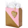 Hallmark 13″ Large Mother’s Day Gift Bag with Tissue Paper (Blush Pink and Gold) for Mom, Grandma, Nana, Mom Squad(Pink and Gold)