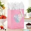 Hallmark 13″ Large Mother’s Day Gift Bag with Tissue Paper (Blush Pink and Gold) for Mom, Grandma, Nana, Mom Squad(Pink with Floral Heart)