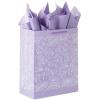 Hallmark 13″ Large Mother’s Day Gift Bag with Tissue Paper and Card (Love You Mom, Lavender, Modern Flowers)(Love You Mom)