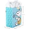 Hallmark 13″ Large Peanuts Easter Gift Bag with Tissue Paper (Snoopy Easter Basket)(Easter)