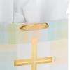 Hallmark 13″ Large Religious Gift Bag with Tissue Paper (Gold Cross, Green, Yellow) for Easter, First Communion, Confirmation, Weddings, Clergy Day(1 Count (Pack of 2))