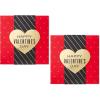 Hallmark 13″ Large Valentine’s Day Gift Bag with Tissue Paper (Red Watercolor Heart)(Red with Black Band)