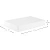 Hallmark 14″ Medium Gift Boxes with Lids (12 White Shirt Boxes) for Christmas, Birthdays, Holidays(2 Count (Pack of 1))