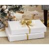 Hallmark 14″ Medium Gift Boxes with Lids (12 White Shirt Boxes) for Christmas, Birthdays, Holidays(2 Count (Pack of 1))