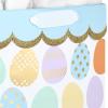 Hallmark 15″ Extra Large Easter Gift Bag with Tissue Paper (Happy Easter, Polka Dots) for Easter Baskets, Easter Egg Hunts and Kids Presents(Easter Eggs)