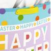 Hallmark 15″ Extra Large Easter Gift Bag with Tissue Paper (Happy Easter, Polka Dots) for Easter Baskets, Easter Egg Hunts and Kids Presents(Happy Easter)