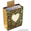 Hallmark 15″ Extra Large Gift Bag with Tissue Paper (“Two Hearts, One Love” Black and Gold) for Weddings, Anniversaries, Engagements, Valentine’s Day(Two Hearts  One Love)