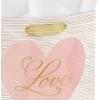 Hallmark 15″ Extra Large Gift Bag with Tissue Paper (“Two Hearts, One Love” Black and Gold) for Weddings, Anniversaries, Engagements, Valentine’s Day(Love)