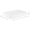 Hallmark 16″ Large Gift Boxes with Lids (12 White Robe Boxes) for Christmas, Birthdays, Holidays(1 Count (Pack of 12))