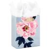 Hallmark 17″ Extra Large Mother’s Day Gift Bag with Tissue Paper (Red Roses, Green Foliage, Bright Blue) for Mom, Grandma, Nana, New Mother(Peony)