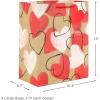 Hallmark 17″ Extra Large Valentine’s Day Gift Bag with Blue Tissue Paper (Gold Heart, Paint Splatters)(Hearts  Happy Heart Day)