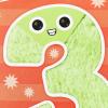 Hallmark 4th Birthday Card for Kids (Fuzzy Number)(3 Year Old)