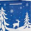Hallmark 6″ Christmas Gift Bags (6 Small Bags: Blue and White, Polar Bear, Snowflakes, Reindeer and Trees) for Holiday Parties, Gift Cards, Teacher Presents, Party Favors(1 Count (Pack of 3))