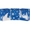 Hallmark 6″ Christmas Gift Bags (6 Small Bags: Blue and White, Polar Bear, Snowflakes, Reindeer and Trees) for Holiday Parties, Gift Cards, Teacher Presents, Party Favors(1 Count (Pack of 3))