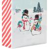 Hallmark 6″ Small Vintage Christmas Gift Bag Bundle (6 Bags: Retro Santa, Snowmen, Red, Green and White Stripes) for Gift Cards, Party Favors, Treat Bags, Teacher Presents