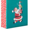 Hallmark 6″ Small Vintage Christmas Gift Bag Bundle (6 Bags: Retro Santa, Snowmen, Red, Green and White Stripes) for Gift Cards, Party Favors, Treat Bags, Teacher Presents