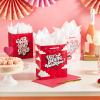 Hallmark 8″ Medium Valentine’s Day Gift Bags with Tissue Paper (3 Bags: Red with Black, Pink, White Stripes and Hearts)(Happy Heart Day  Hello Gorgeous  You Shine)