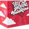 Hallmark 8″ Medium Valentine’s Day Gift Bags with Tissue Paper (3 Bags: Red with Black, Pink, White Stripes and Hearts)(Happy Heart Day  Hello Gorgeous  You Shine)