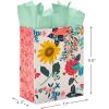 Hallmark 9″ Medium Gift Bag with Tissue Paper (Bright Flowers) for Easter, Birthdays, Bridal Showers, Weddings, Baby Showers, Mother’s Day(Bright Flowers)