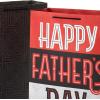 Hallmark 9″ Medium Gift Bags for Him (4 Bags: Best Dad Ever, Cheers to You, Wood Grain) for Father’s Day, Birthdays, Graduations(1 Count (Pack of 2))