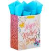 Hallmark 9″ Medium Mother’s Day Gift Bag with Tissue Paper (Pastel Butterflies, Watercolor, Happy Mother’s Day) for Mom, Grandma, Sister, Nana, Gigi