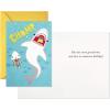 Hallmark All Occasion Boxed Greeting Card Assortment for Kids (Pack of 48) – for Birthdays, Encouragement, Thank You(Shark and Unicorn)