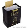 Hallmark All Occasion Gift Bags Assortment with Tissue Paper – Black and Gold (Pack of 3, 2 Large 13″ and 1 Medium 9″ for Anniversaries, Weddings, Birthdays, Holidays and More)
