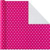 Hallmark All Occasion Wrapping Paper Bundle with Cut Lines on Reverse (Pack of 6; 180 sq. ft. ttl.) Solids, Polka Dots & Stripes for Birthdays, Easter, Mothers Day, Weddings, Baby Showers (5JXW1746)