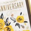 Hallmark Anniversary Greeting Card for a Couple (Birds and Flowers)(Loving Wishes)