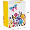 Hallmark Assorted Gift Bags (8 Bags: 3 Small 6″, 3 Medium 9″, 2 Large 13″) Colorful Stripes, Triangles, Shapes(Flowers  Butterfly  Stripes  Solid)