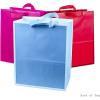 Hallmark Assorted Gift Bags (8 Bags: 3 Small 6″, 3 Medium 9″, 2 Large 13″) Solid Pink, Blue, Green, Yellow, Red(Large (Pack of 3))
