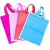 Hallmark Assorted Gift Bags (8 Bags: 3 Small 6″, 3 Medium 9″, 2 Large 13″) Solid Pink, Blue, Green, Yellow, Red(Medium (Pack of 4))