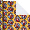 Hallmark Avengers Wrapping Paper with Cut Lines on the Reverse (3-Pack: 60 sq. ft. ttl) with Captain America, Iron Man, Black Widow, Thor and Hulk for Birthdays, Christmas, Father’s Day and More(Avengers Wrapping Paper (3-rolls))