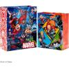 Hallmark Avengers Wrapping Paper with Cut Lines on the Reverse (3-Pack: 60 sq. ft. ttl) with Captain America, Iron Man, Black Widow, Thor and Hulk for Birthdays, Christmas, Father’s Day and More(Avengers Gift Bags (2-count))