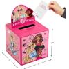 Hallmark Barbie Valentines Day Cards and Mailbox for Kids School Classroom Exchange (1 Box, 32 Valentine Cards, 1 Teacher Card)(Barbie  Pop Up Box)