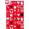 Hallmark Barbie Valentines Day Cards and Mailbox for Kids School Classroom Exchange (1 Box, 32 Valentine Cards, 1 Teacher Card)(Heart Doodles)